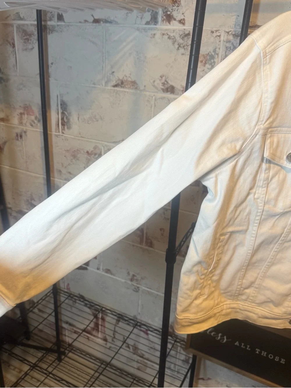 GAP Women's White Denim Jacket